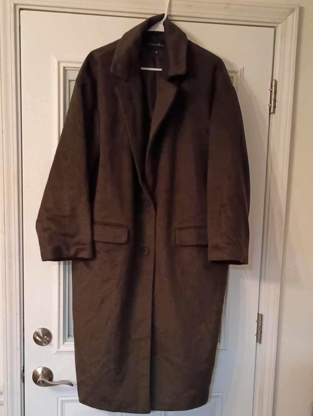 Classy Vintage Down Coat / Long Trench Coat